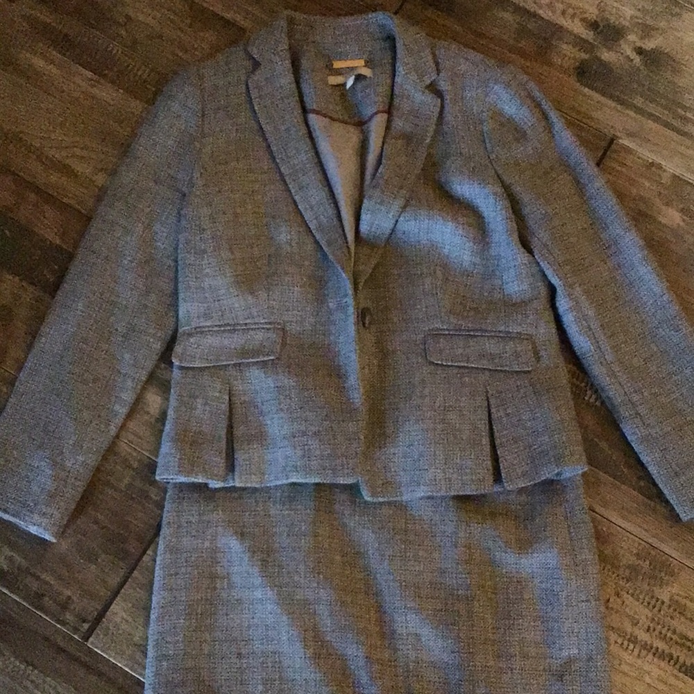 Talbots Grey Suit Set